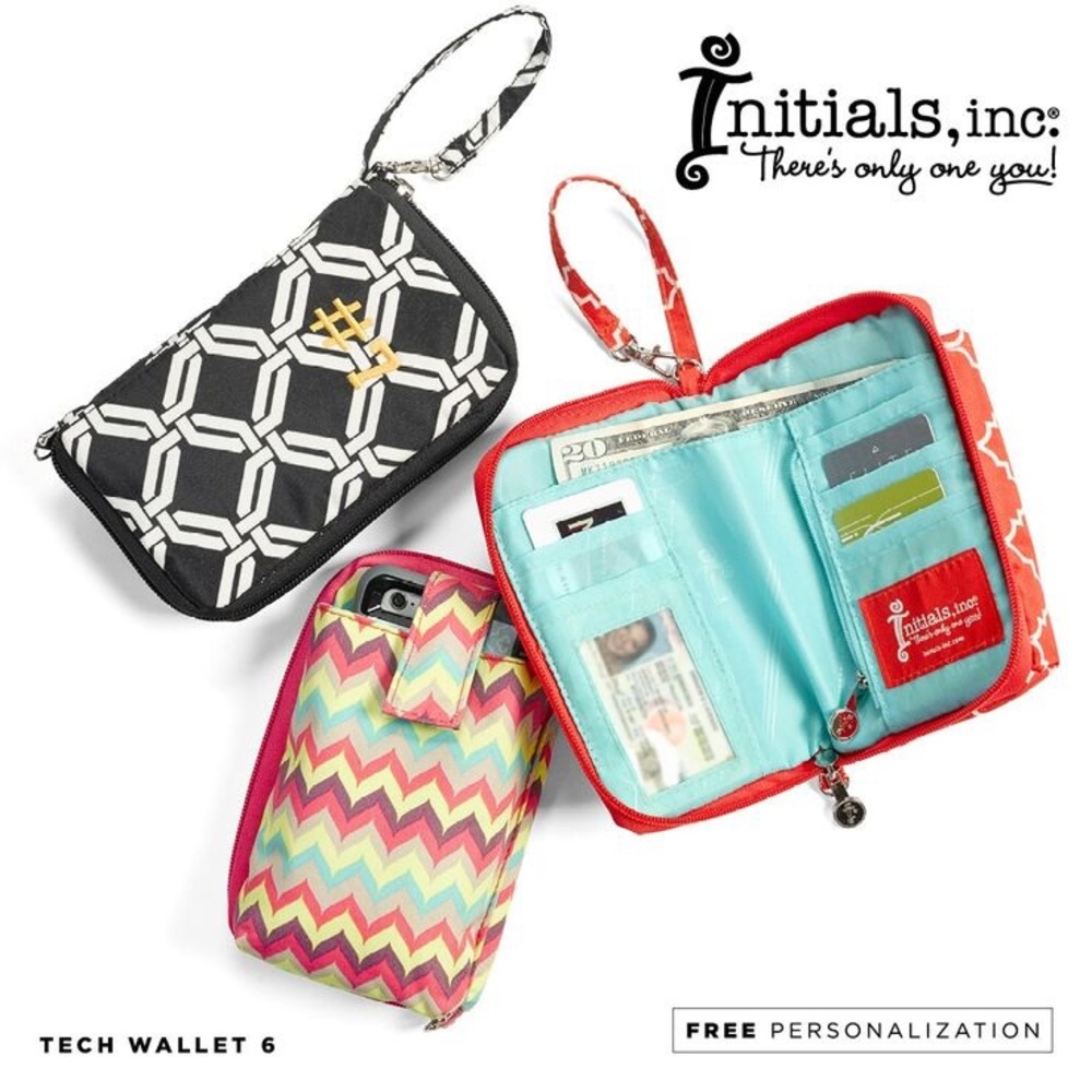 Tech Wallet - Black and Red